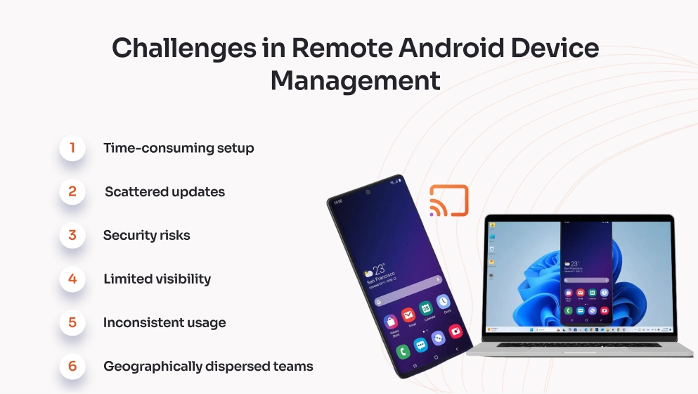 manage multiple android device
