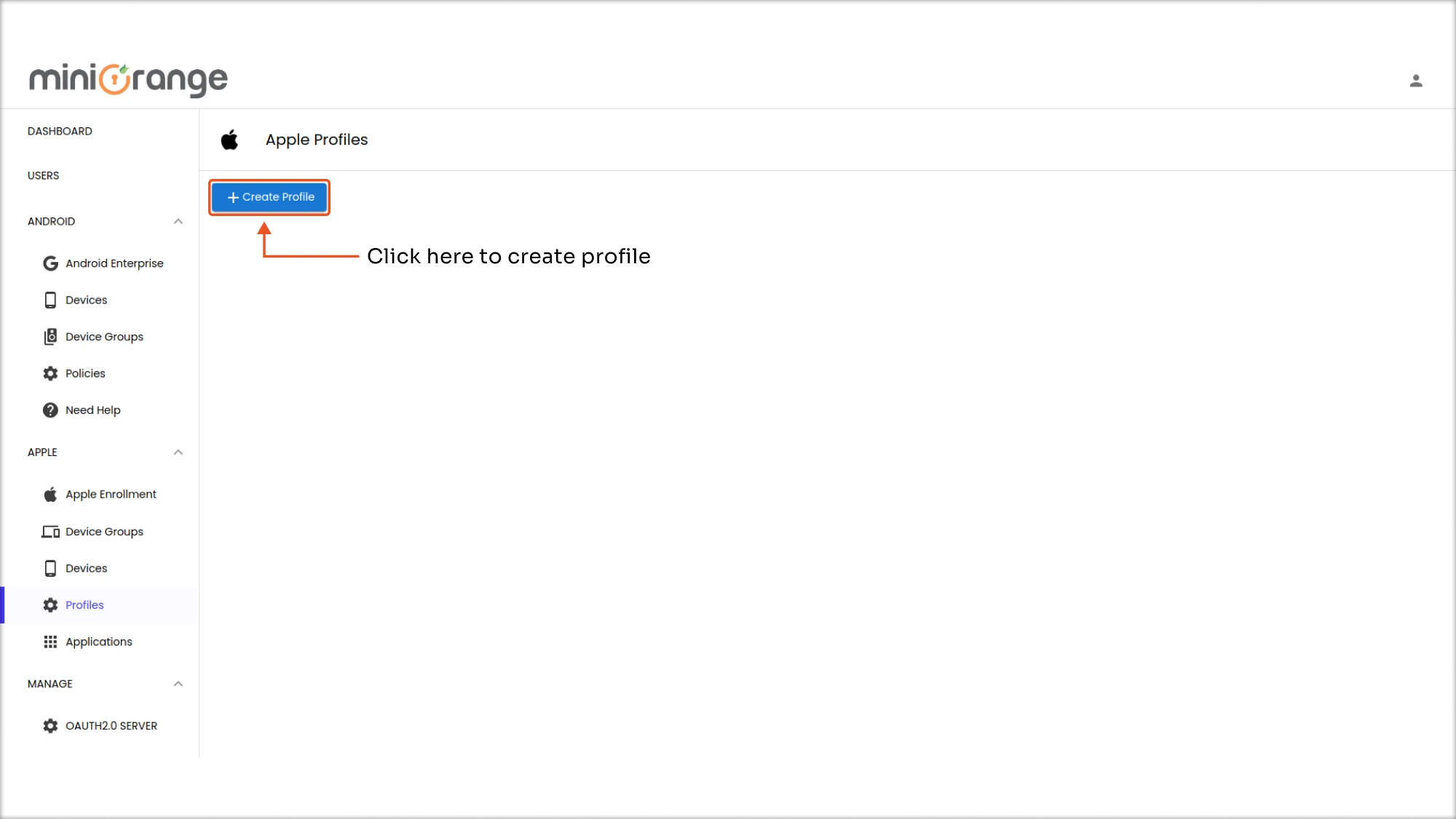 Create Profile for iOS MDM