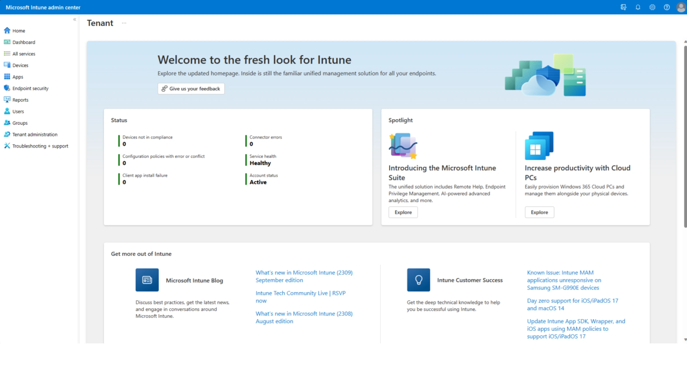 Microsoft Intune MDM Solution)