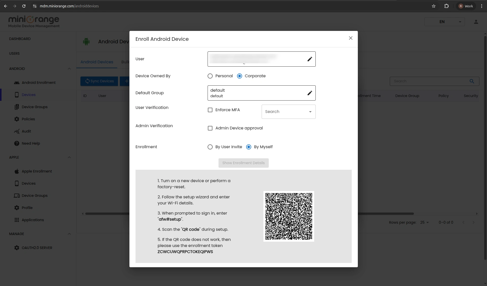 device owner mode android