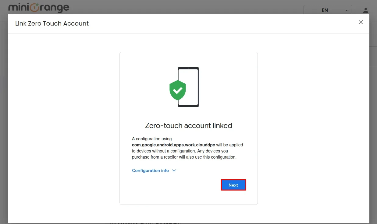 Android Zero Touch Provisioning