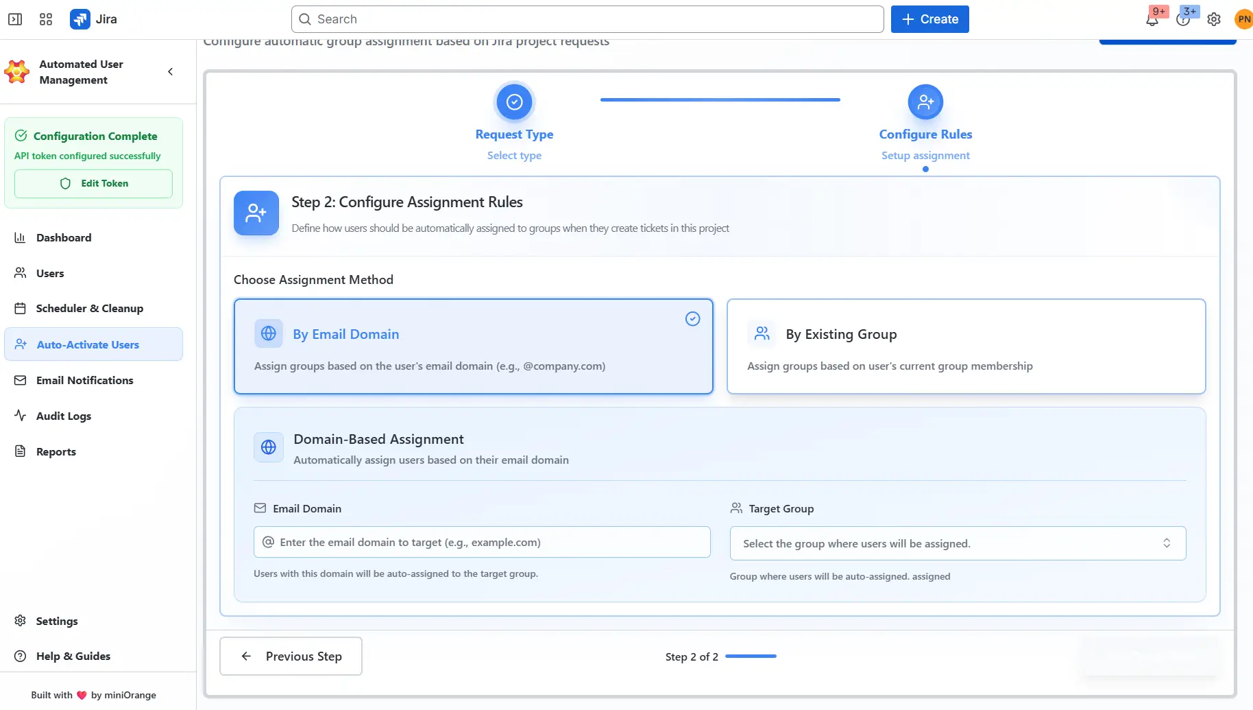 Configure Assignment Rules in Automated User Management