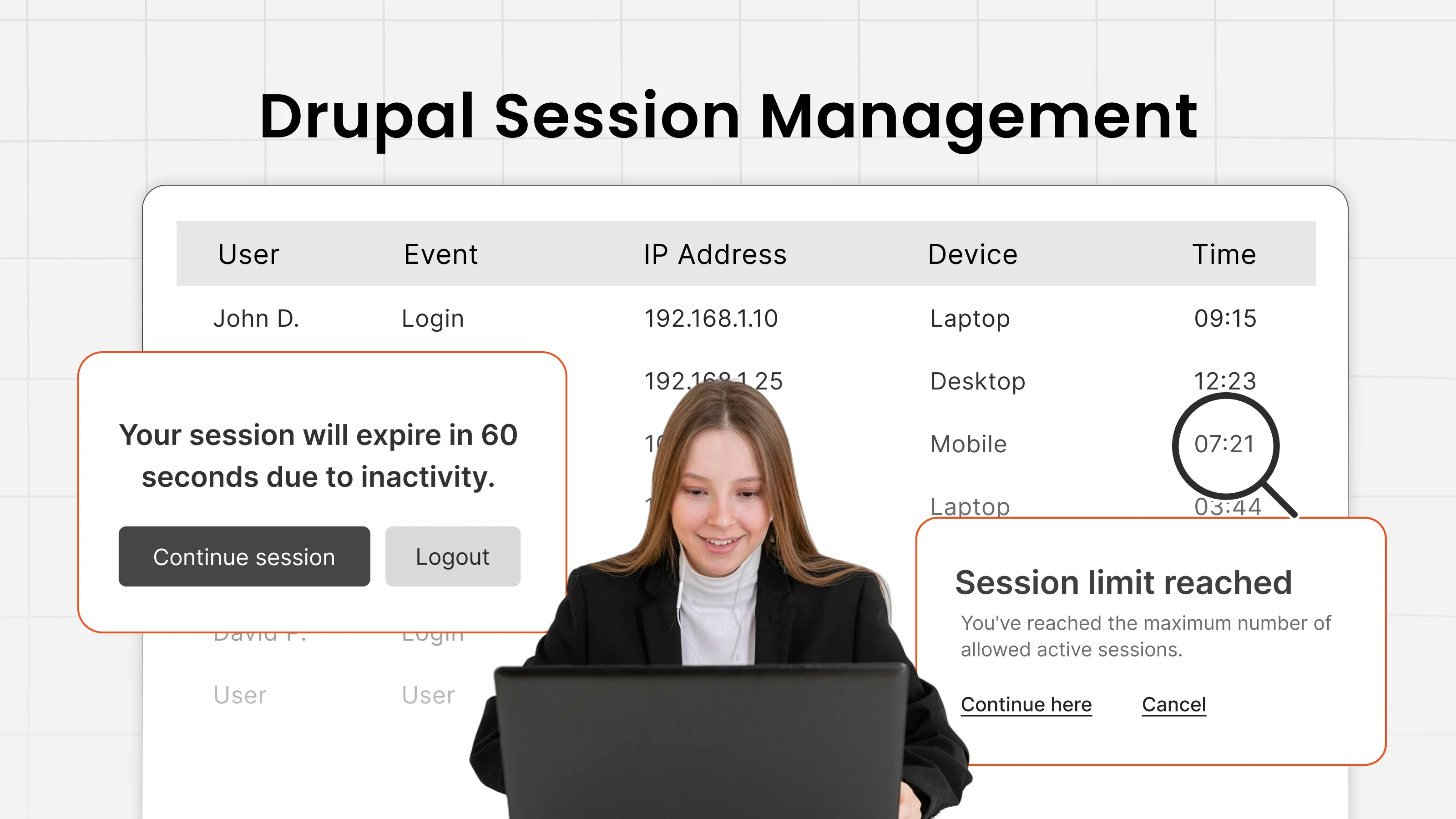 How to Monitor and Manage User Sessions in Drupal