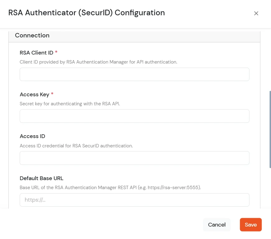 Configure RSA Authentication