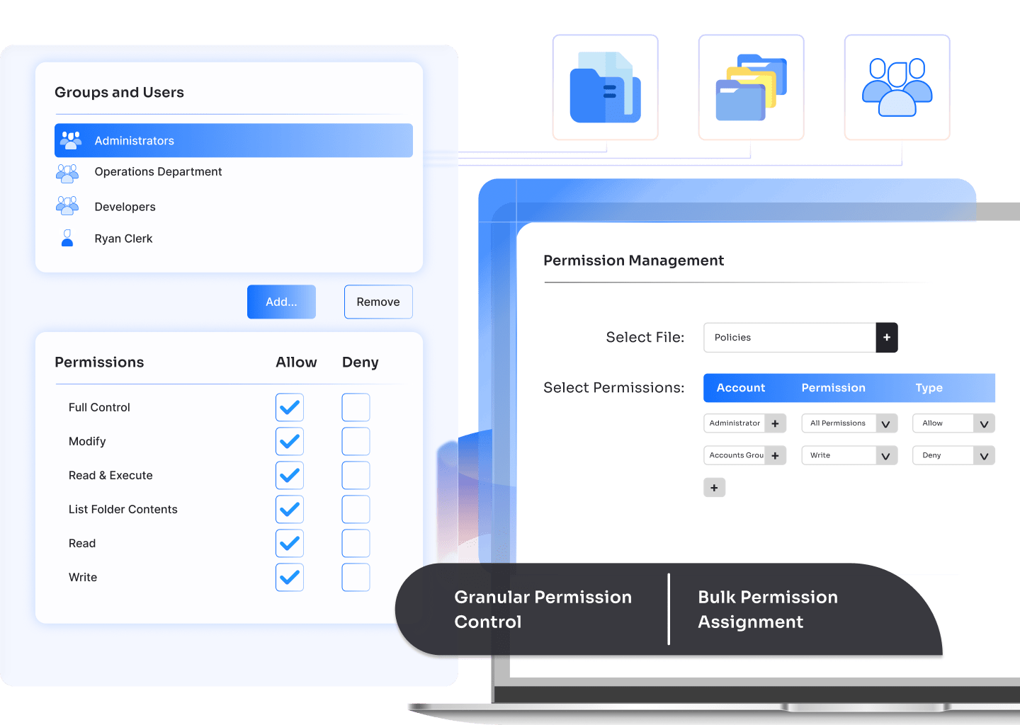 File management in active directory
