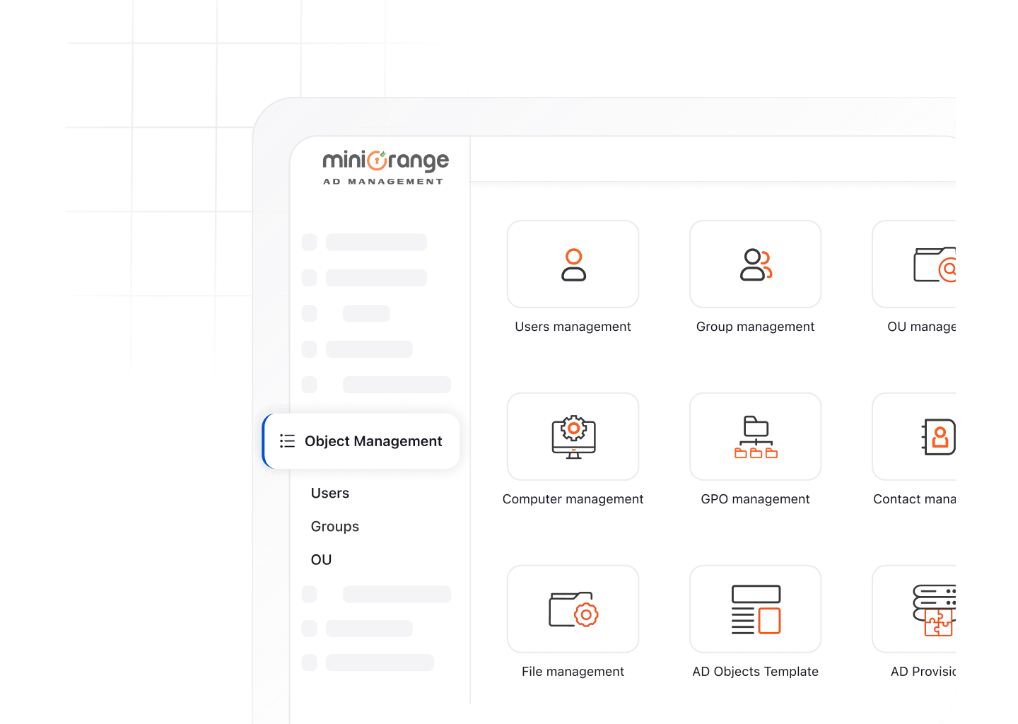 Object management in active directory