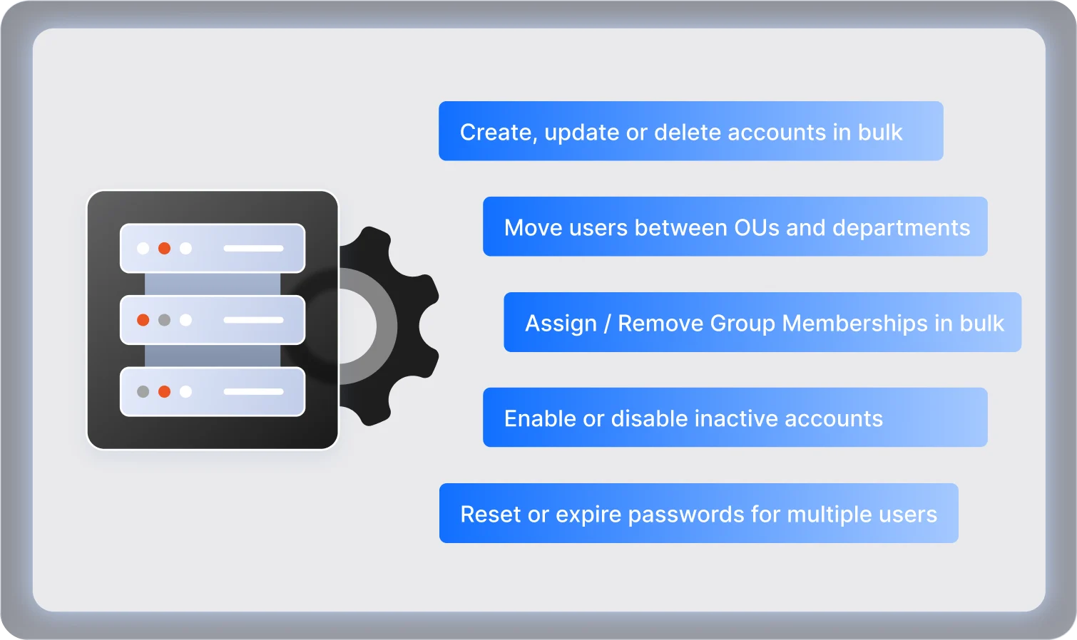 Active Directory Bulk User Management