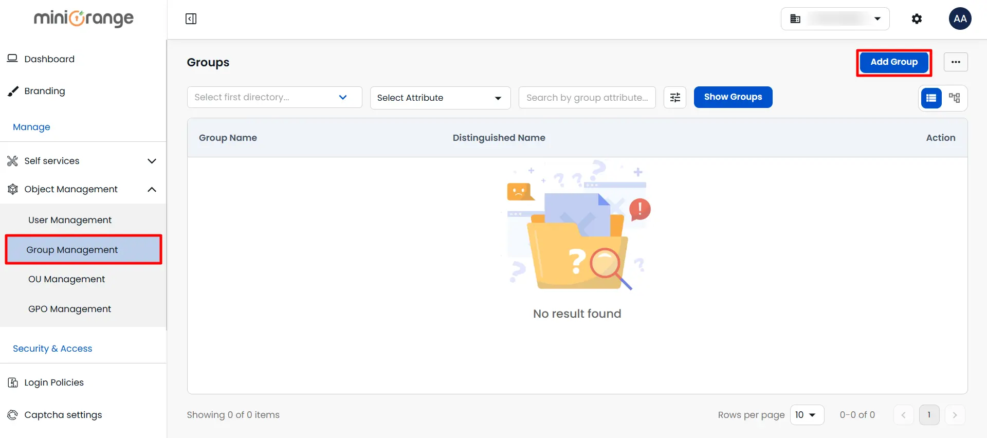 Add New Group in Group Management | Group Management
