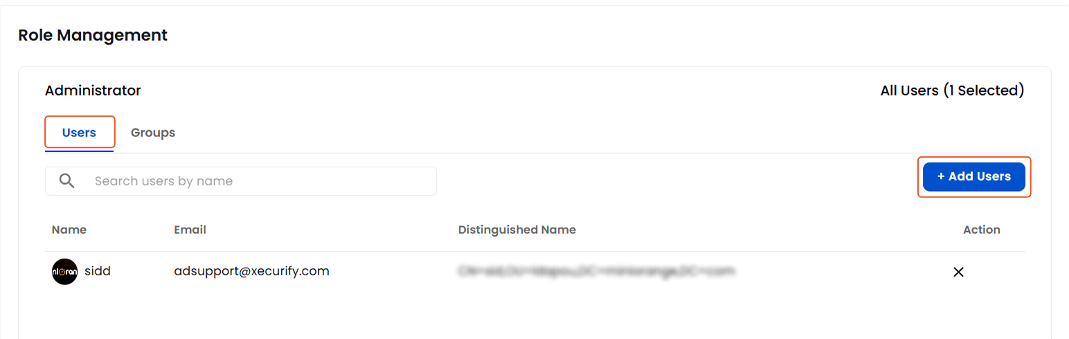 Assign the role to users | Role Management | Add/Remove Members