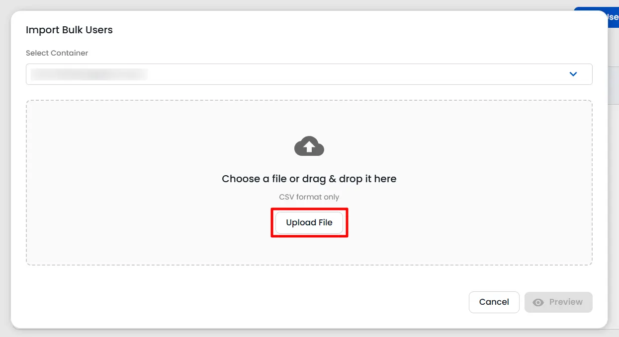 Import Bulk Users using CSV File | User Management