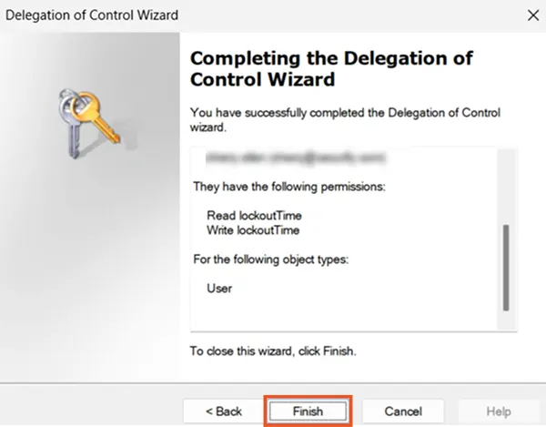 Complete Delegation of Control Wizard