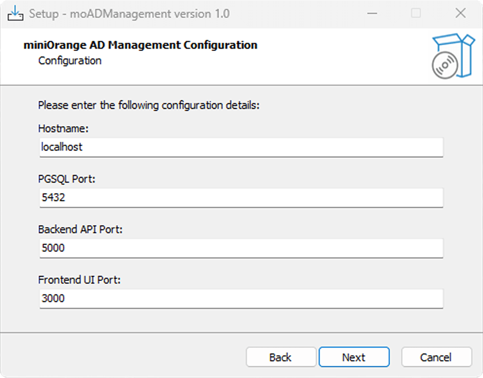 Configure ports for ad tools | Active Directory Self Service