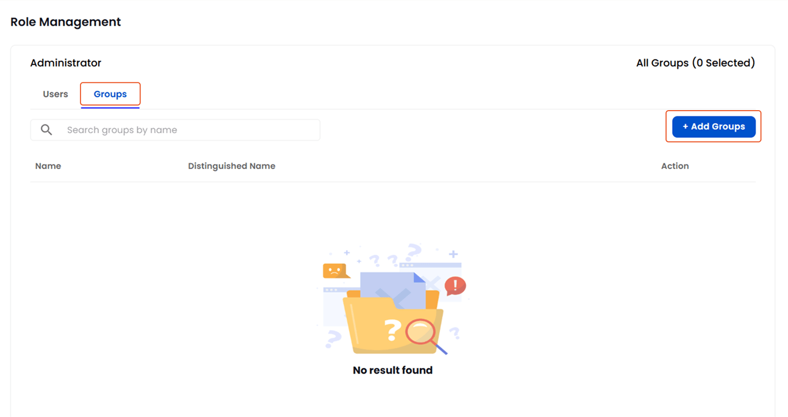 Assign the role to groups | Role Management | Add/Remove Members