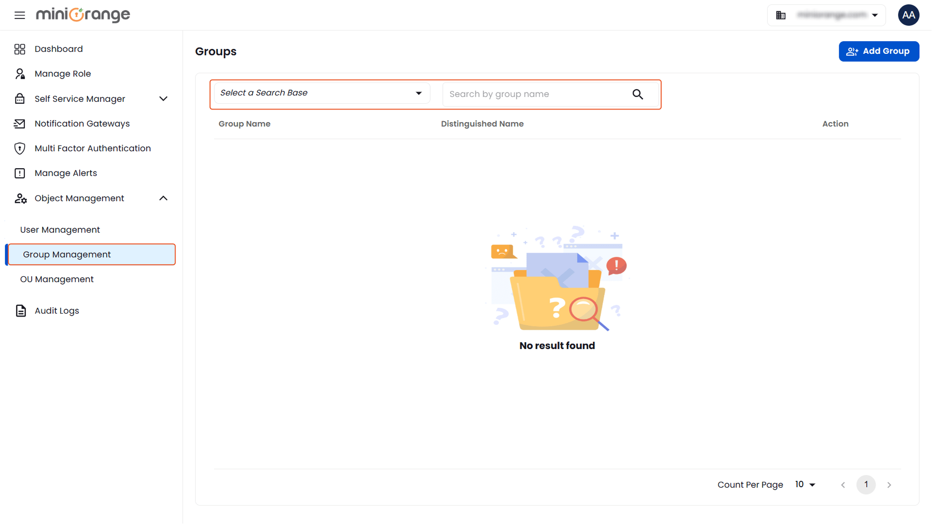 Search for a specific group in active directory | Groups Management