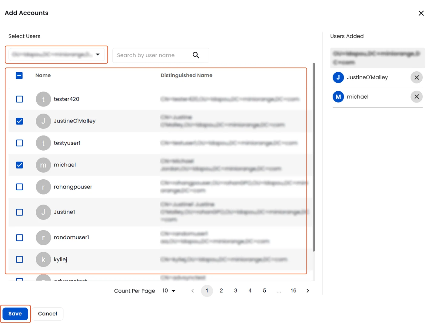 Add users in the selected role | Role Management | Add/Remove Members