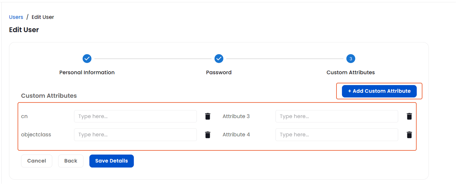 Modify user Attributes | Add Custom Attribute | User Management | Modify User