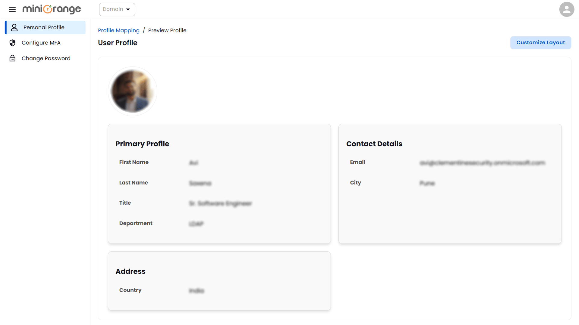 Preview User Profile | Profile Mapping