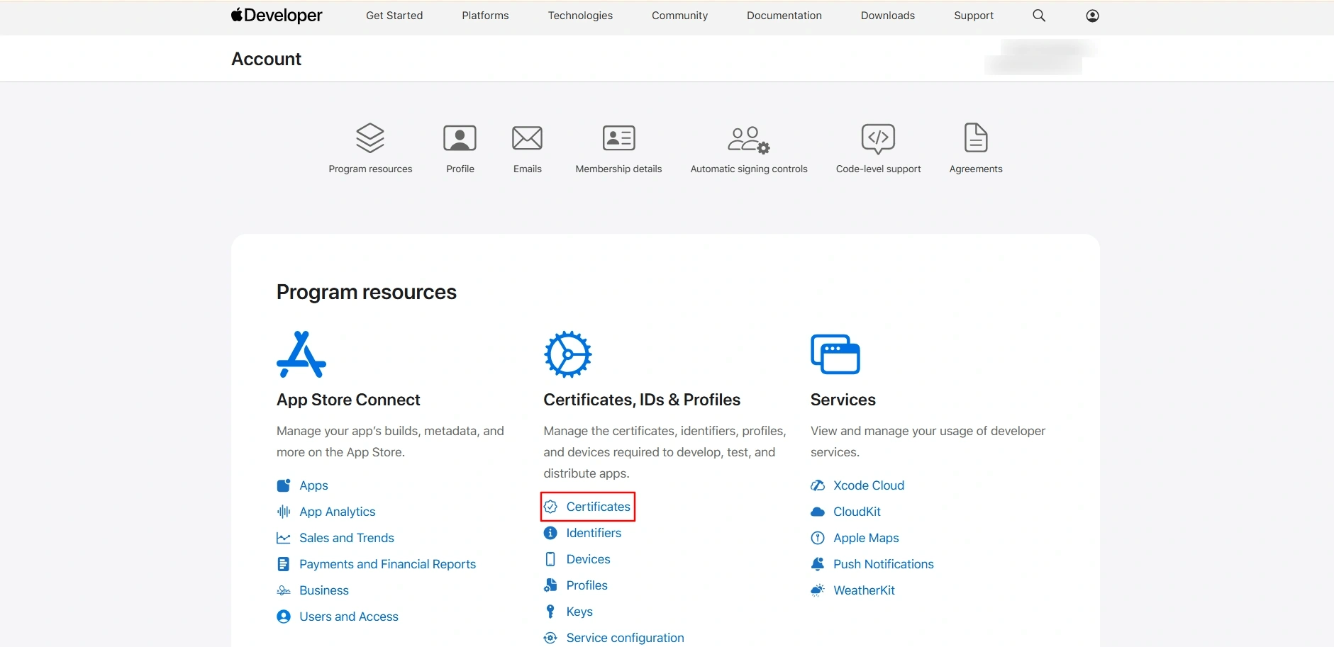 BigCommerce Social Login Single Sign-On: Apple Developer Certificates