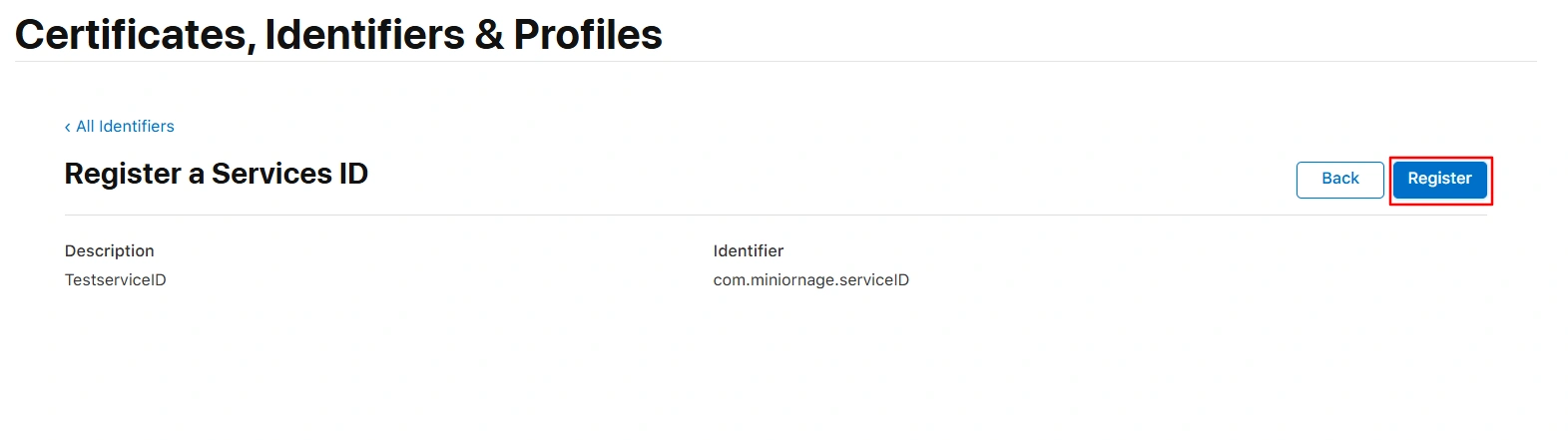 BigCommerce Social Login Single Sign-On: Continue and Register Service ID