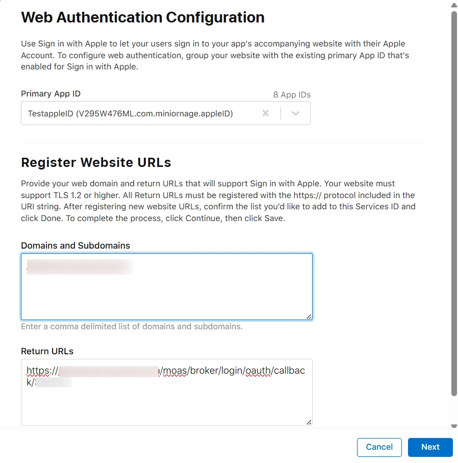 BigCommerce Social Login Single Sign-On: Domain and Return URLs