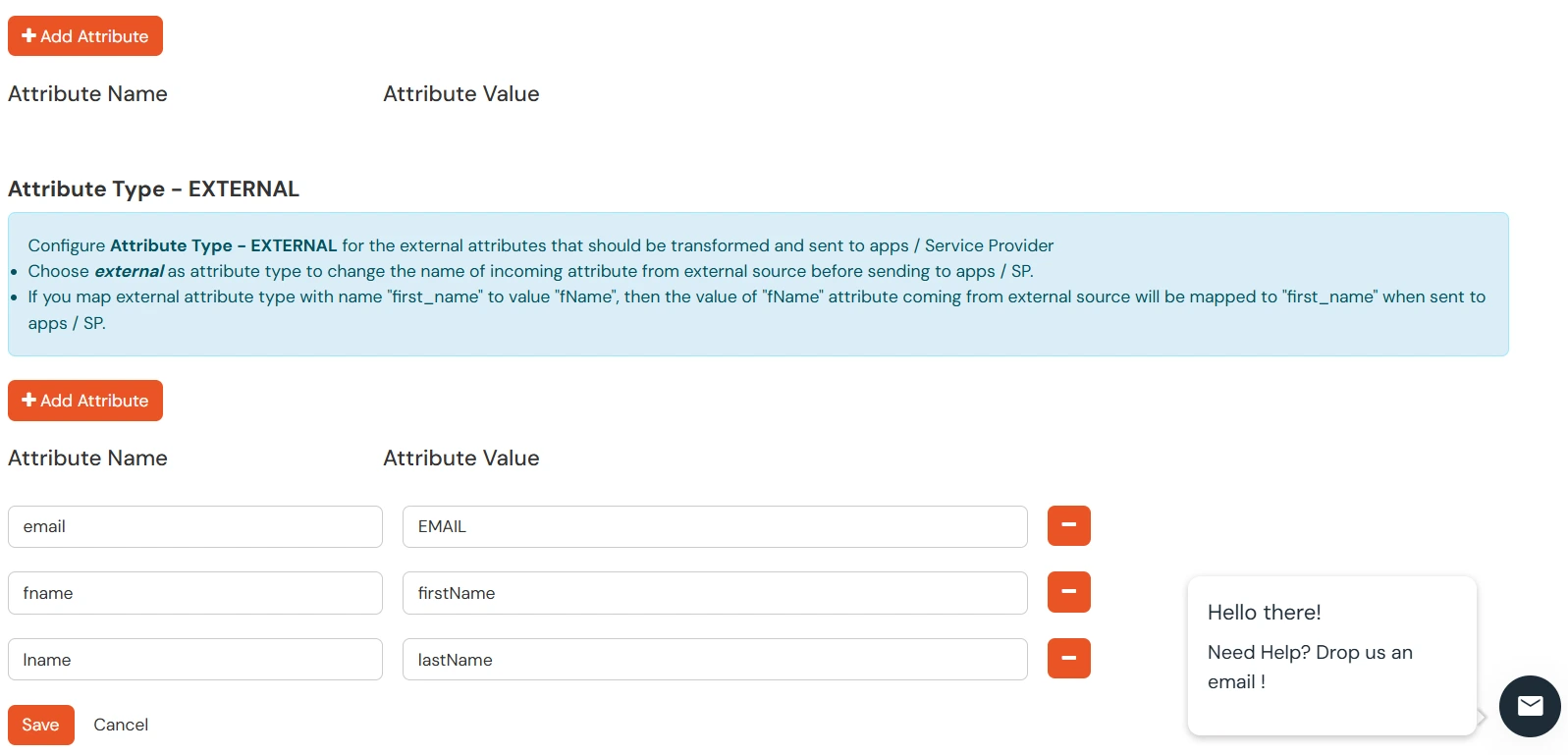 BigCommerce Social Login Single Sign-On: External attribute mapping