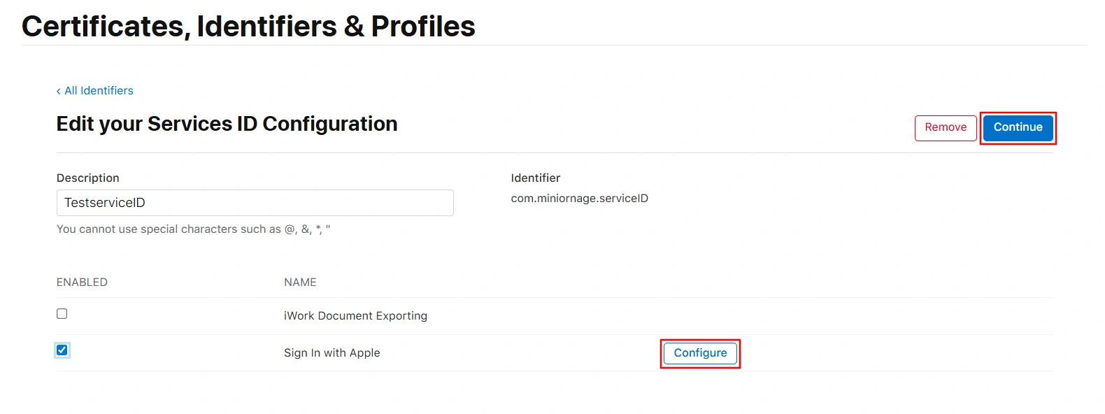 BigCommerce Social Login Single Sign-On: Configure Sign in with Apple