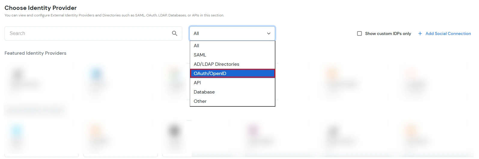 BigCommerce Social Login Single Sign-On: Select OAuth OpenID