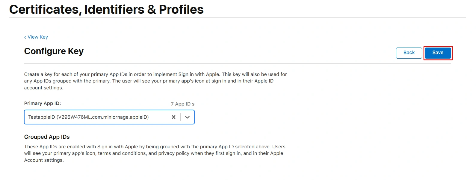 BigCommerce Social Login Single Sign-On: Primary App ID Save