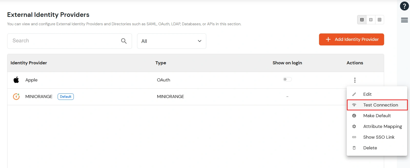BigCommerce Social Login Single Sign-On: Test Connection