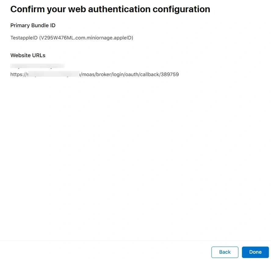 BigCommerce Social Login Single Sign-On: Verify Service ID details