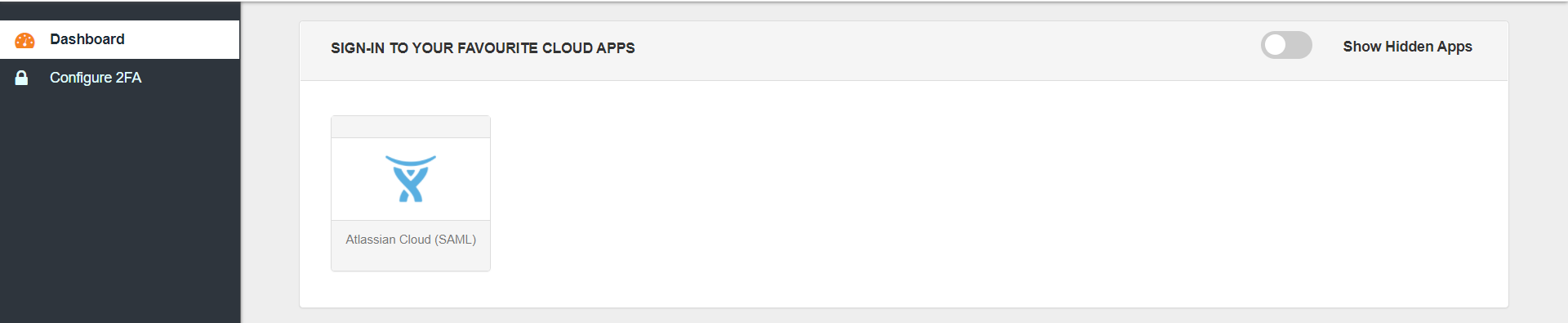 Atlassian Jira Cloud  Single Sign-On (SSO) manage apps