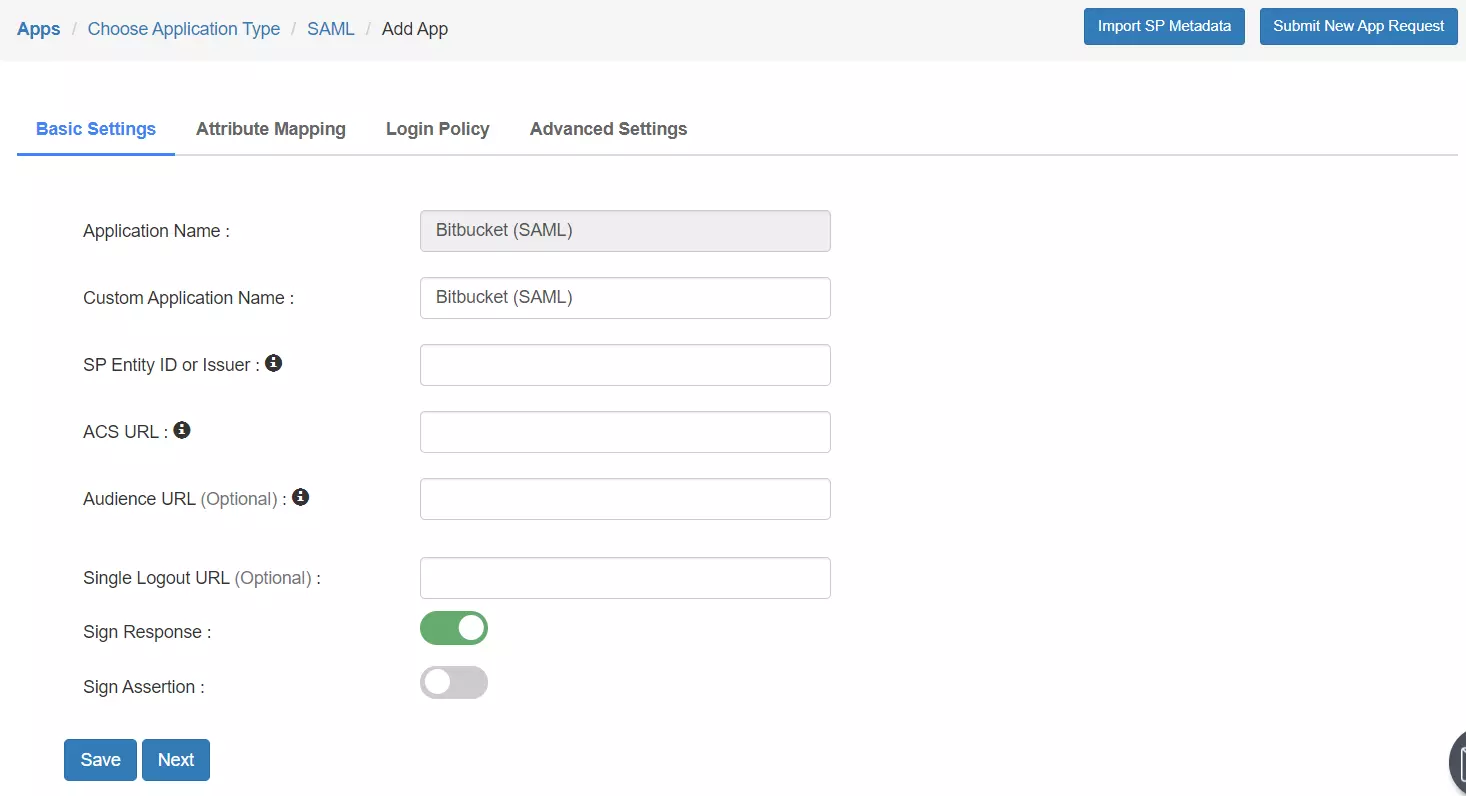 Configure Atlassian Bitbucket Cloud Single Sign-On (SSO)