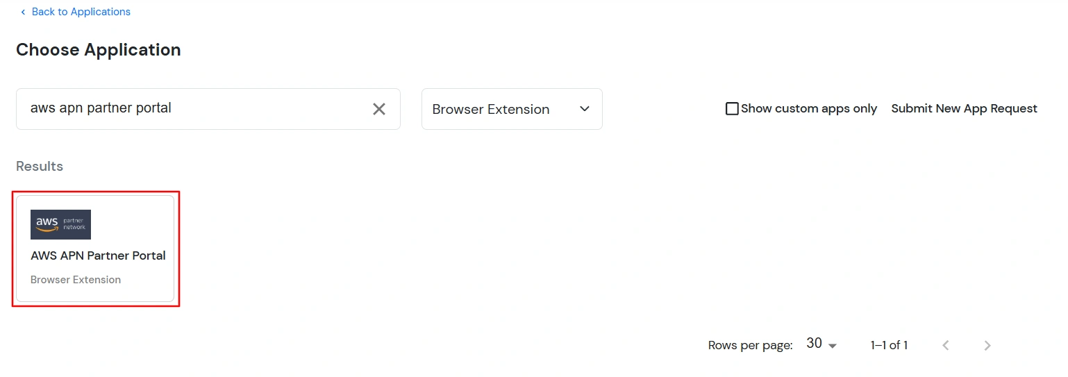 AWS APN Single Sign-On (SSO) Browser Add On