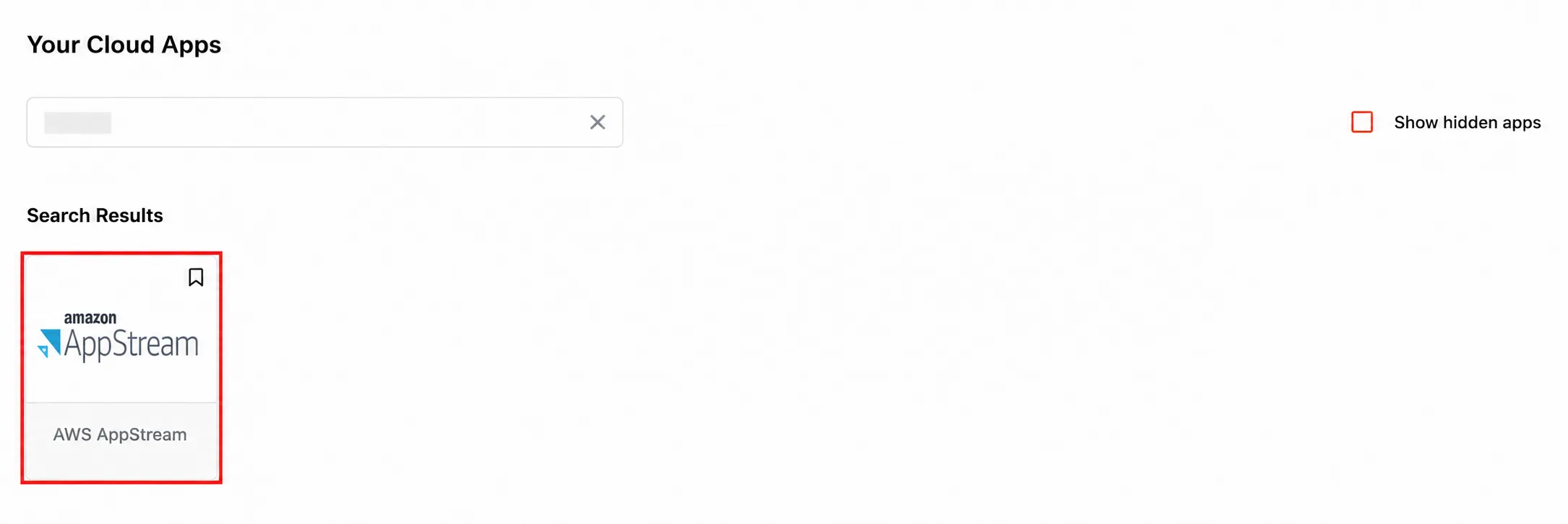 AWS AppStream Single Sign-On (SSO) manage apps