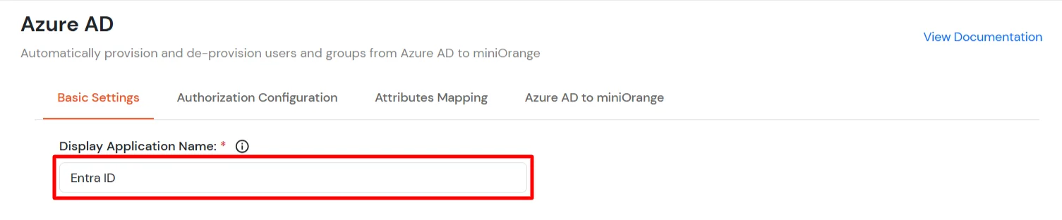 Enter Display Name and click Save