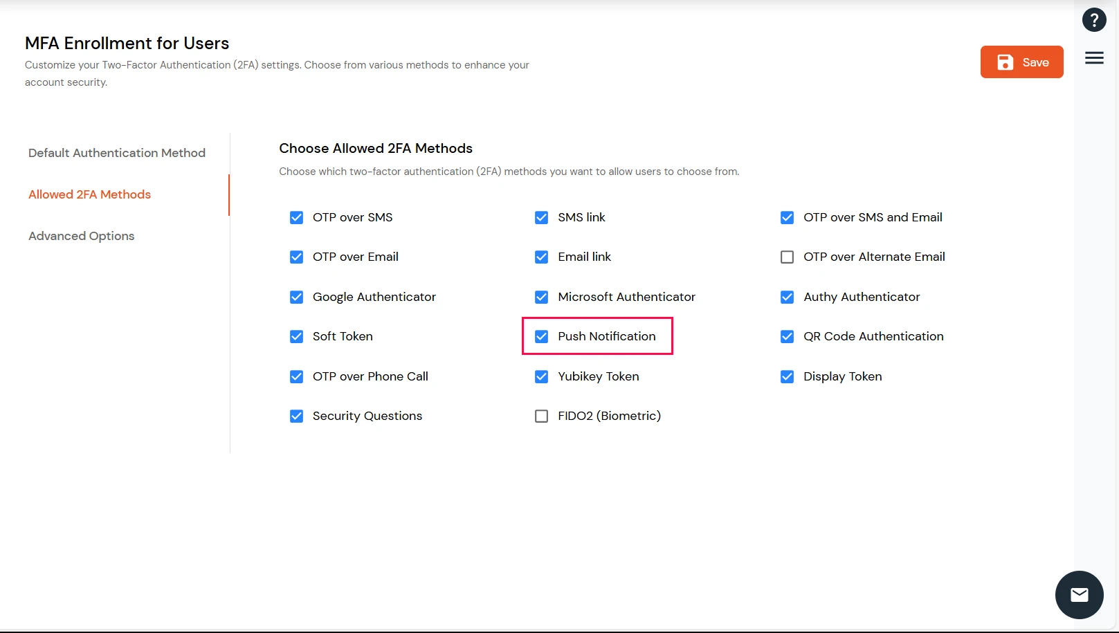 Enable Microsoft Authenticator Push Notification