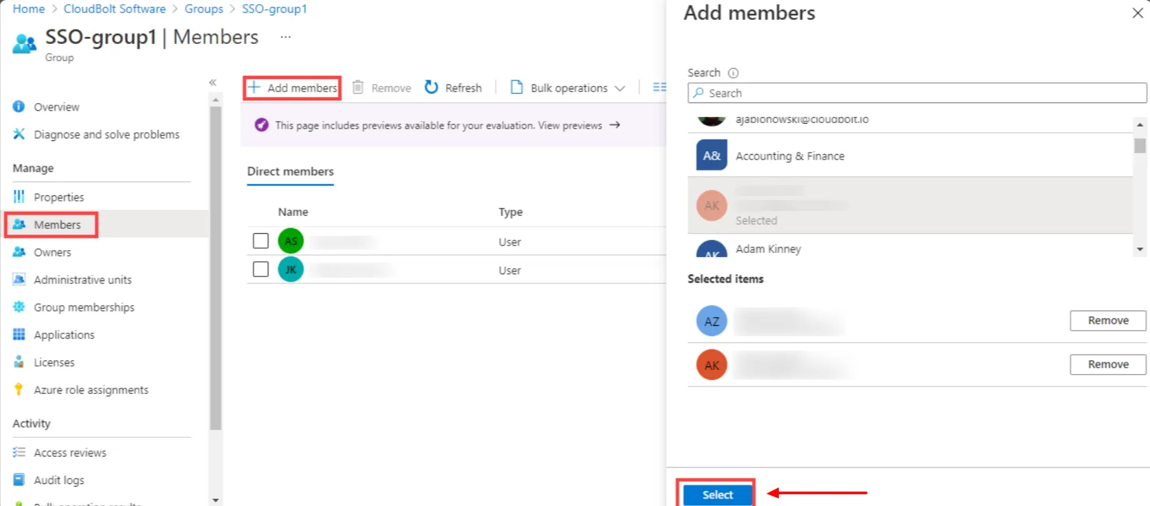 Microsoft Entra ID (Azure AD) Identity Provider : Add users