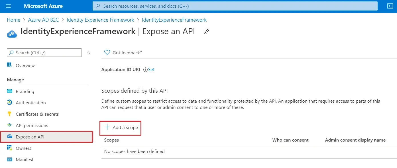 Azure B2C SSO : Copy Application (client) ID