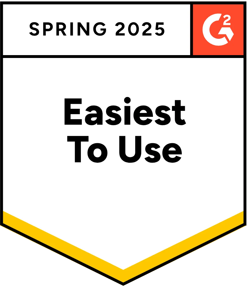 G2 Easiest To Use Spring 25