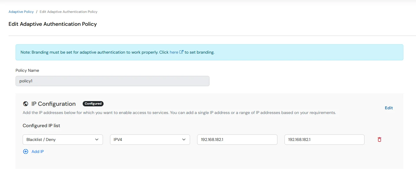 BigCommerce Two Factor Authentication (2FA/MFA) Enable IP Restriction