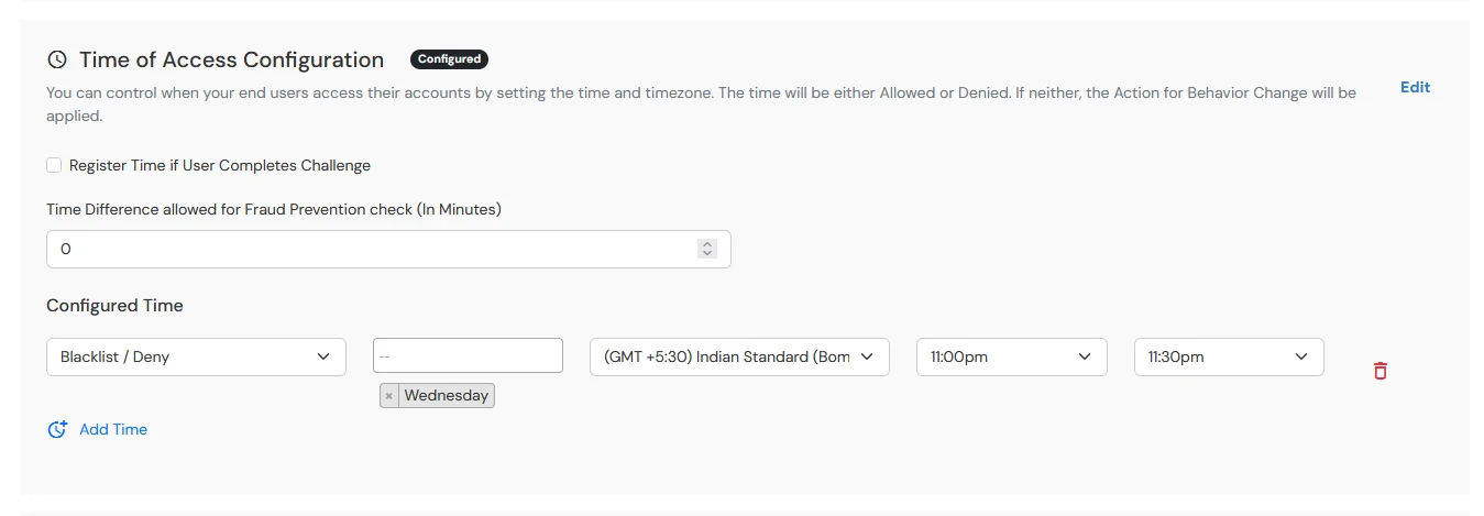 BigCommerce Two Factor Authentication (2FA/MFA) Time of Access Configuration