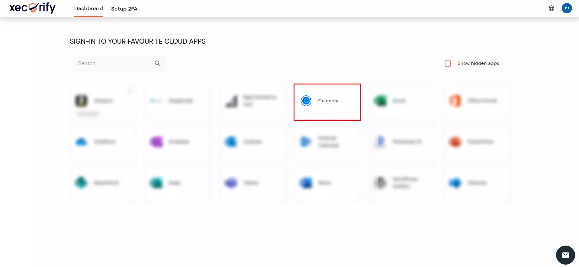 Calendly  Single Sign-On (SSO) manage apps