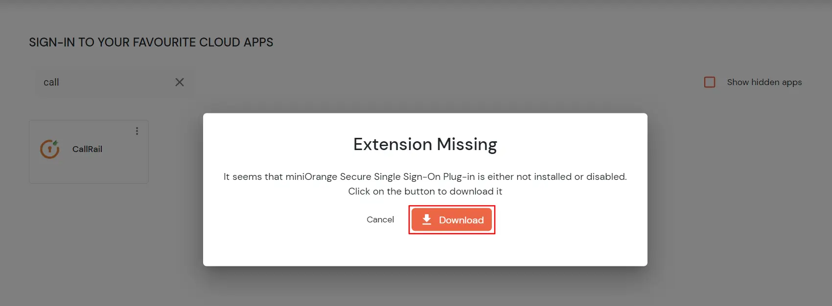 CallRail Single Sign-On (SSO) Download Extension