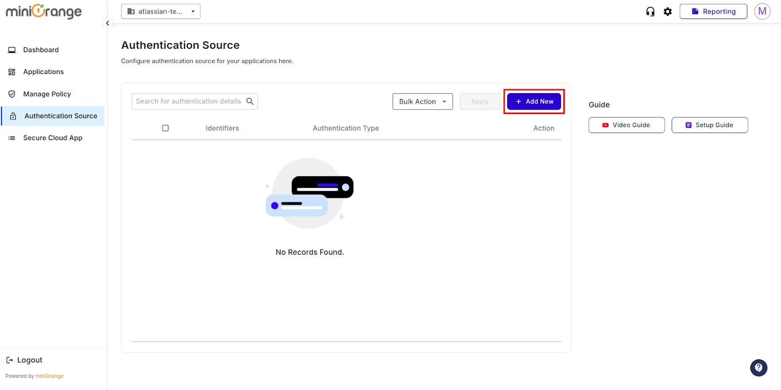Google CASB Access Restriction Add New authentication