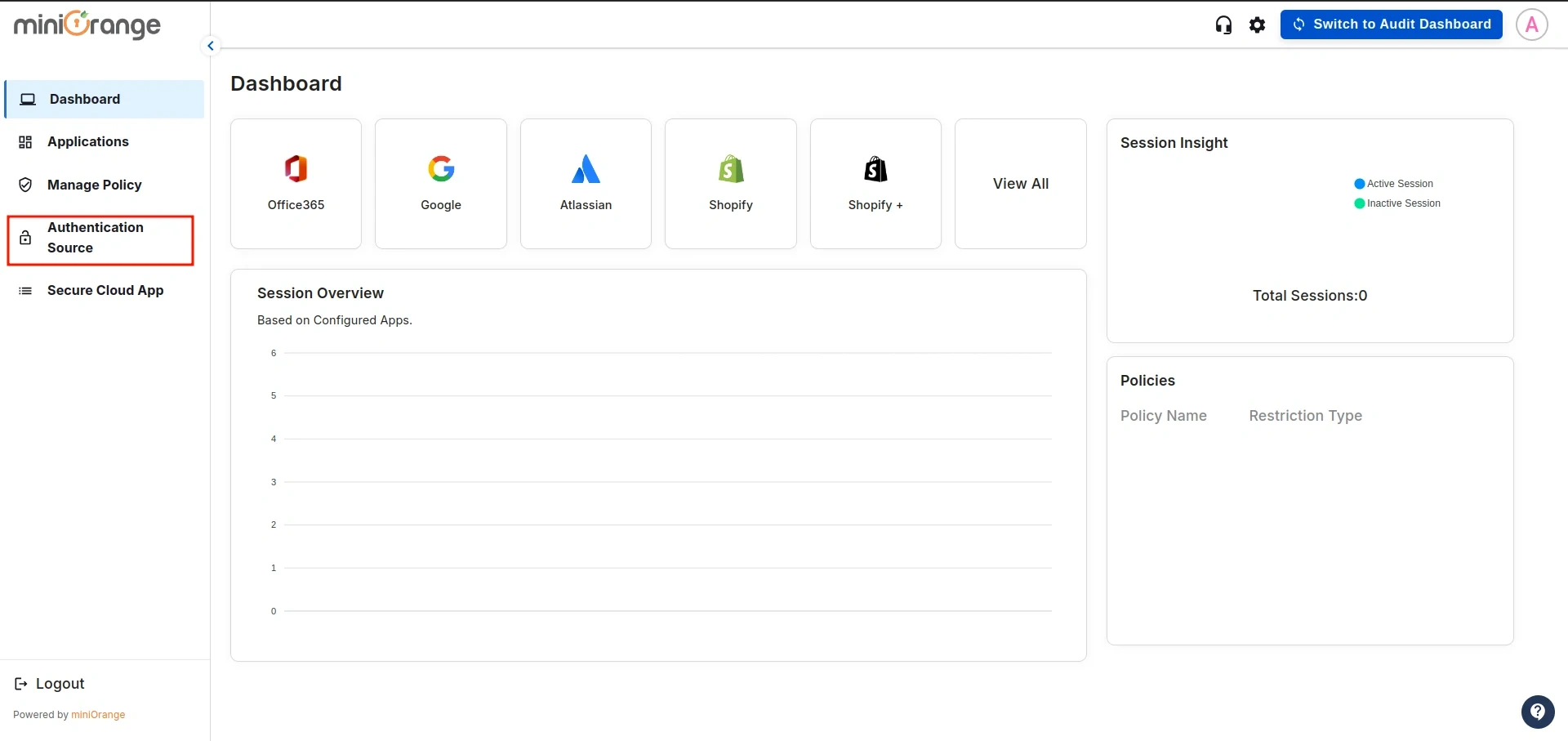 ecure Microsoft Office365 using CASB- authentication source