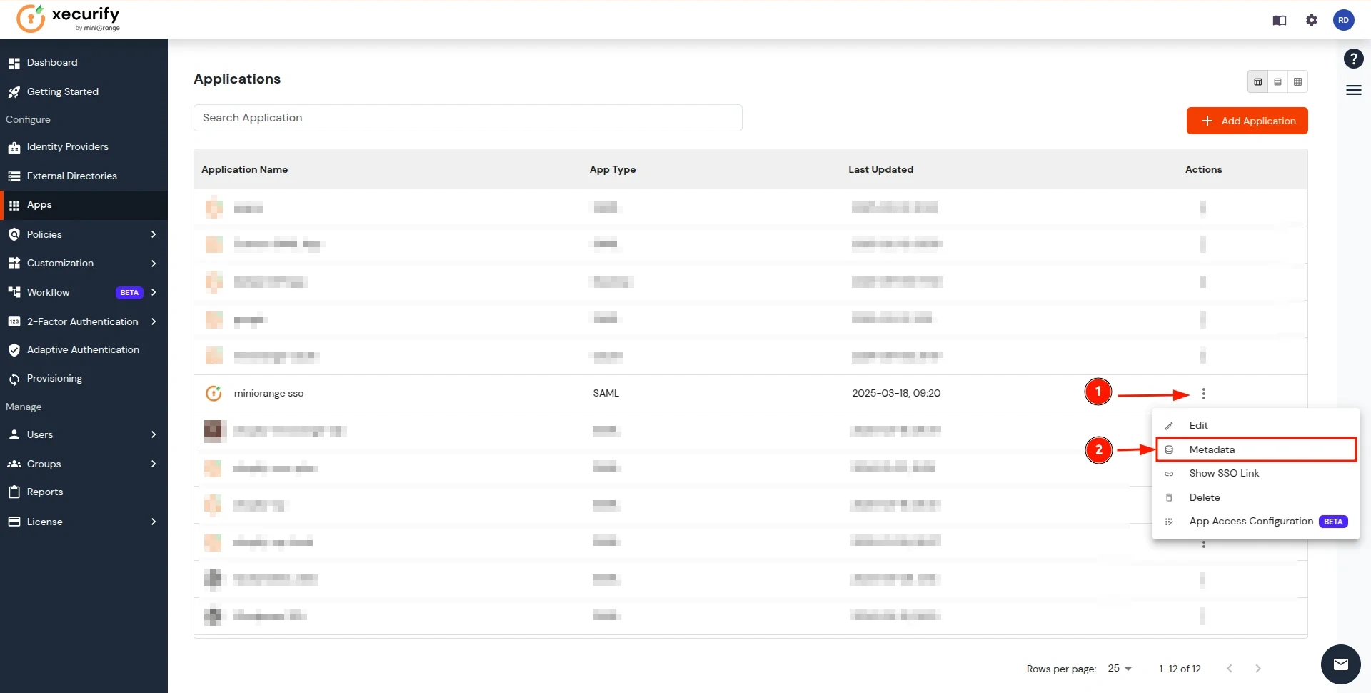Google workspace with your Identity Provider- Applications