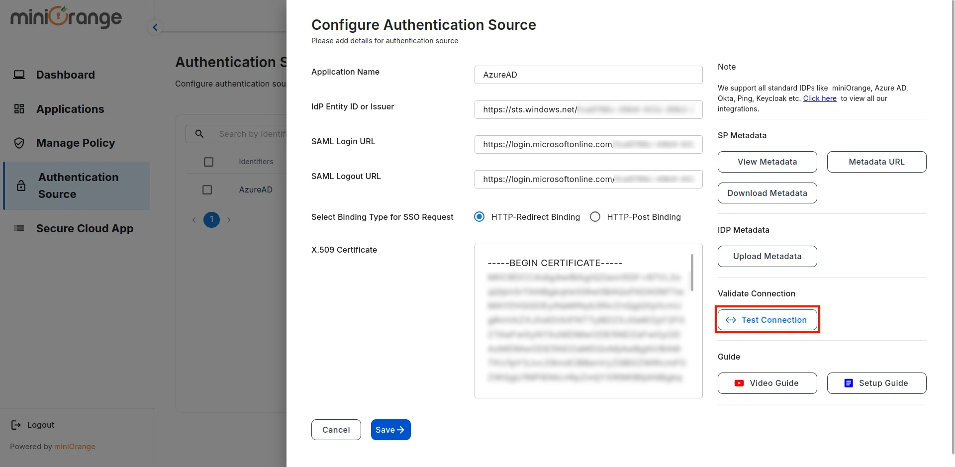 Shopify Non-Plus Admin SSO with Microsoft Entra ID-test connection | integrate shopify with Entra ID
