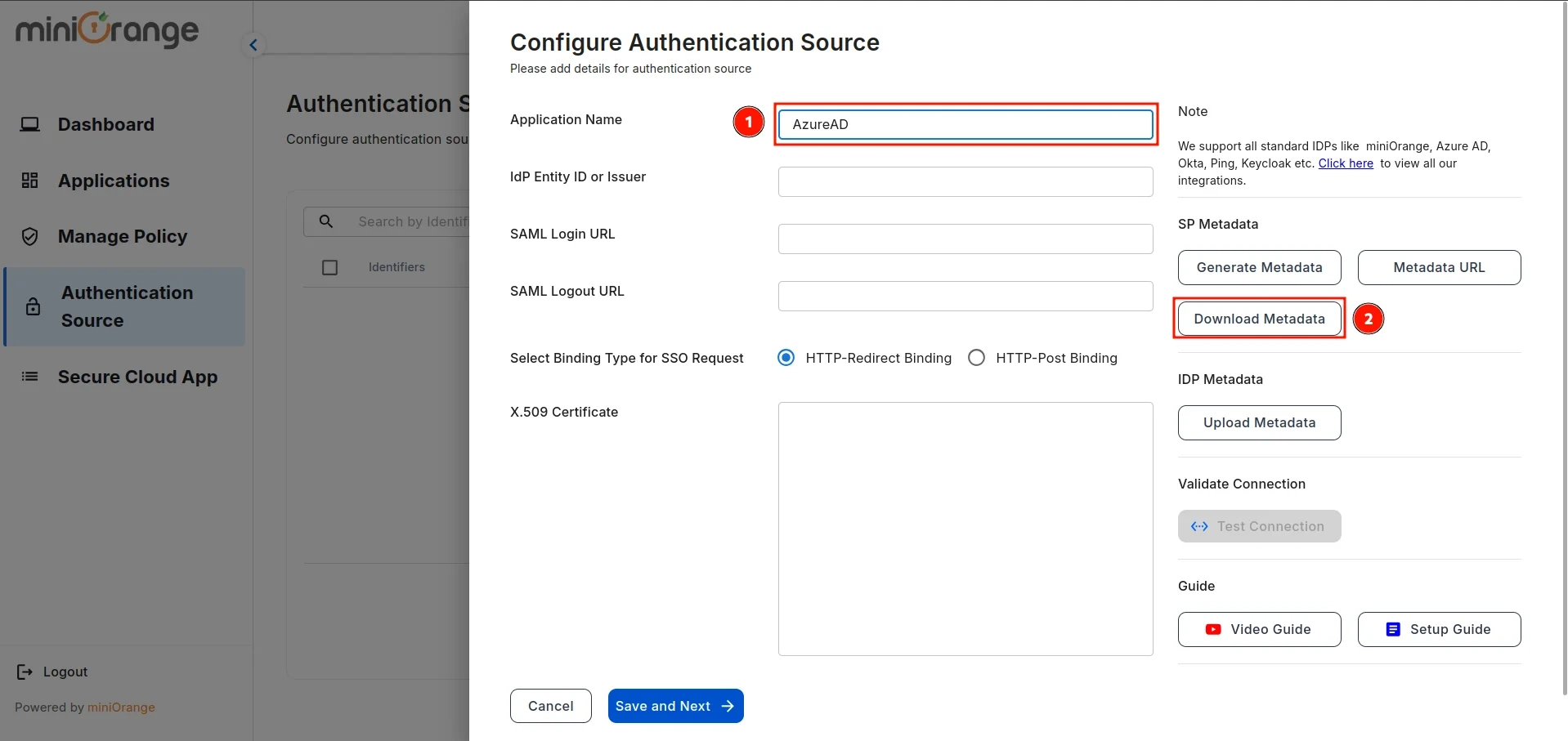 Shopify Non-Plus Admin SSO with Microsoft Entra ID - enter authentication source | entra sso with shopify