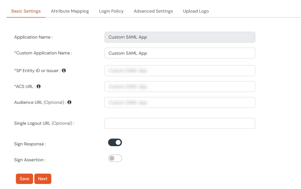 miniOrange Identity Platform Admin Handbook: Import SP Metadata