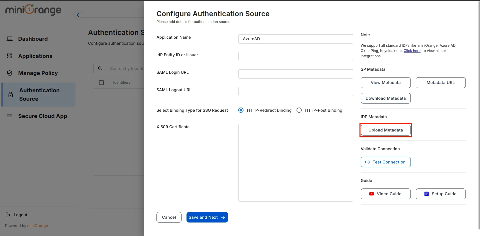 Shopify Non-Plus Admin SSO with Microsoft Entra ID-casb dashboard | connect Microsoft Entra ID and Shopify